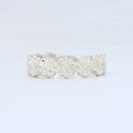Load image into Gallery viewer, Flower Blossom Band in Sterling Silver
