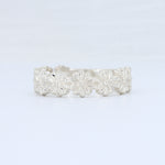 Load image into Gallery viewer, Flower Blossom Band in Sterling Silver