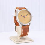 Load image into Gallery viewer, Yellow Dial KU Allen Fieldhouse Basketball Floor Watch 1992-2005