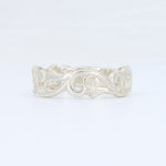 Load image into Gallery viewer, Elegant silver filigree ring with intricate swirl design, perfect for adding a touch of vintage charm.