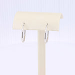 Load image into Gallery viewer, Hoop Earrings in 14K White Gold, 2x20mm - Kizer Cummings Jewelers
