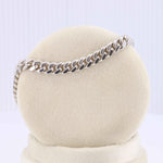 Load image into Gallery viewer, Cuban Curb Chain Bracelet, 5mm in Sterling Silver, 8 inch - Kizer Cummings Jewelers