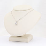 Load image into Gallery viewer, Lab-Grown Solitaire Diamond Pendant, 1.09ct in 14K White Gold, 18 inch Chain