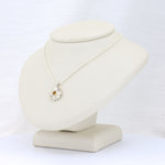 Load image into Gallery viewer, Sunflower Citrine Pendant, 0.24ct Citrine in Sterling Silver, 18 inch Chain