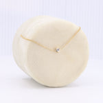 Load image into Gallery viewer, Solitaire Diamond Bezel Bracelet with Slider Adjustment in Yellow Gold