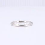 Load image into Gallery viewer, Simple Rounded Band  in White Gold - 2mm