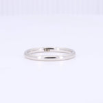 Load image into Gallery viewer, Sleek silver minimalist band ring, polished finish, perfect for stacking or solo wear.