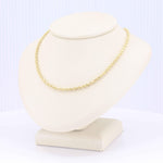Load image into Gallery viewer, Diamond Cut Rope Chain Necklace, 2.5mm in 14K Yellow Gold, 24 inch - Kizer Cummings Jewelers