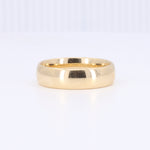 Load image into Gallery viewer, Sleek 14k gold polished wedding band, classic design, 6mm width, ideal for engagement or anniversary gifts.