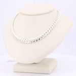 Load image into Gallery viewer, Rounded Curb Chain Necklace, 6.1mm in Sterling Silver, 24 inch - Kizer Cummings Jewelers