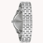 Load image into Gallery viewer, Sleek silver stainless steel watch with a polished finish and interlocking bracelet design. Stylish and modern accessory.