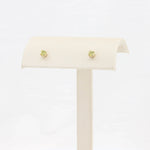Load image into Gallery viewer, Peridot Stud Earrings, 0.26cttw in 10K Yellow Gold - Kizer Cummings Jewelers
