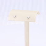 Load image into Gallery viewer, Diamond Stud Earrings in White Gold - 0.27cttw