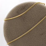 Load image into Gallery viewer, Franco Chain in Yellow Gold -1.1mm - 18&quot;
