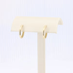 Load image into Gallery viewer, Yellow Gold Huggie Hoop Earrings