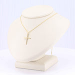 Load image into Gallery viewer, Cross Pendant in 14K Yellow Gold, 18 inch Chain - Kizer Cummings Jewelers