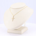 Load image into Gallery viewer, Cross Pendant in 14K Yellow Gold, 18 inch Chain