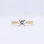 Load image into Gallery viewer, Old European Cut Diamond Solitaire Ring, 0.69ct J VS2 in 14K Yellow Gold - Kizer Cummings Jewelers