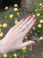 Load image into Gallery viewer, Five Stone Diamond Bezel Anniversary Band in Yellow Gold - 1.00cttw