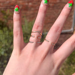 Load image into Gallery viewer, Open Diamond Ring in White Gold