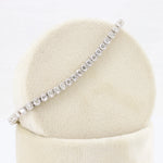 Load image into Gallery viewer, Diamond Tennis Bracelet, 3.03cttw Diamonds in 14K White Gold, 7 Inches - Kizer Cummings Jewelers