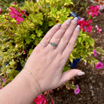 Load image into Gallery viewer, Three-Stone Diamond Ring in White Gold