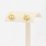 Load image into Gallery viewer, Knot Stud Earrings in 14K Yellow Gold, 10x10mm - Kizer Cummings Jewelers