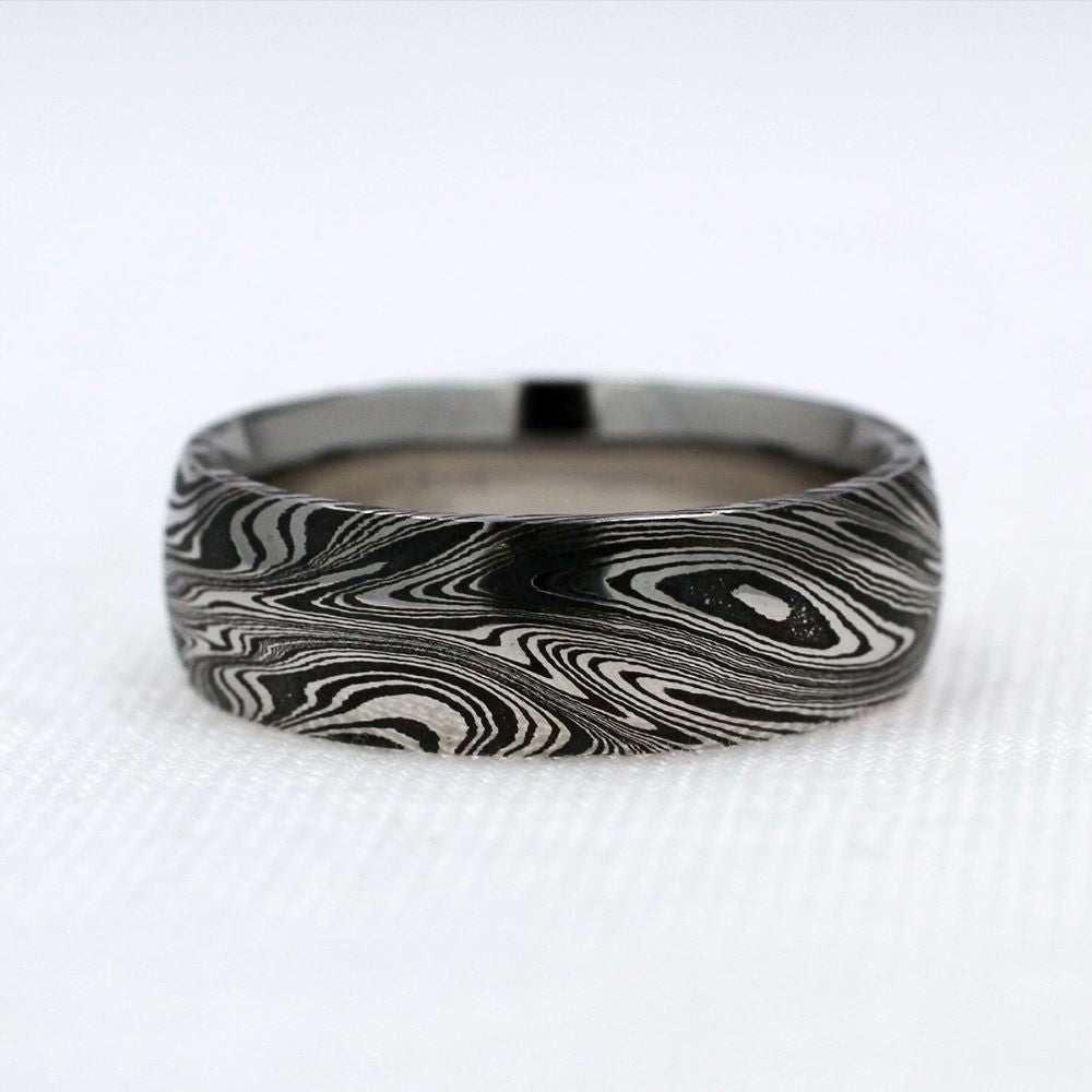 Kona Pattern Damascus Steel Band