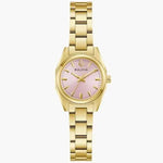 Load image into Gallery viewer, Bulova Surveyor- Light Pink Round Face w/ Yellow Metal Features and Band - Kizer Cummings Jewelers