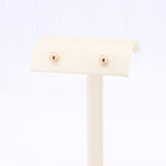 Load image into Gallery viewer, Ball Stud Earrings In Rose Gold
