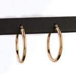 Load image into Gallery viewer, Hoop Earrings in Rose Gold - 20mm
