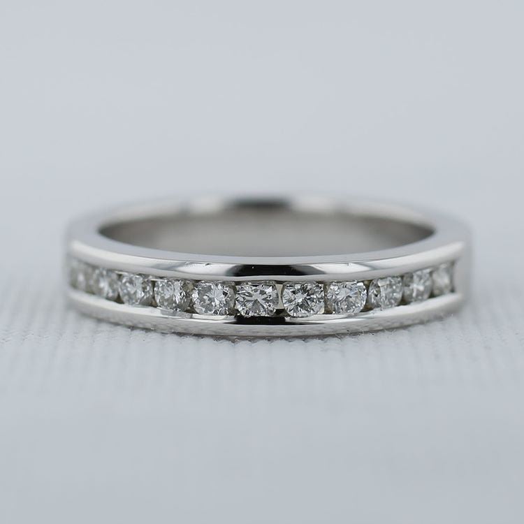 Altheda Diamond Band in White Gold