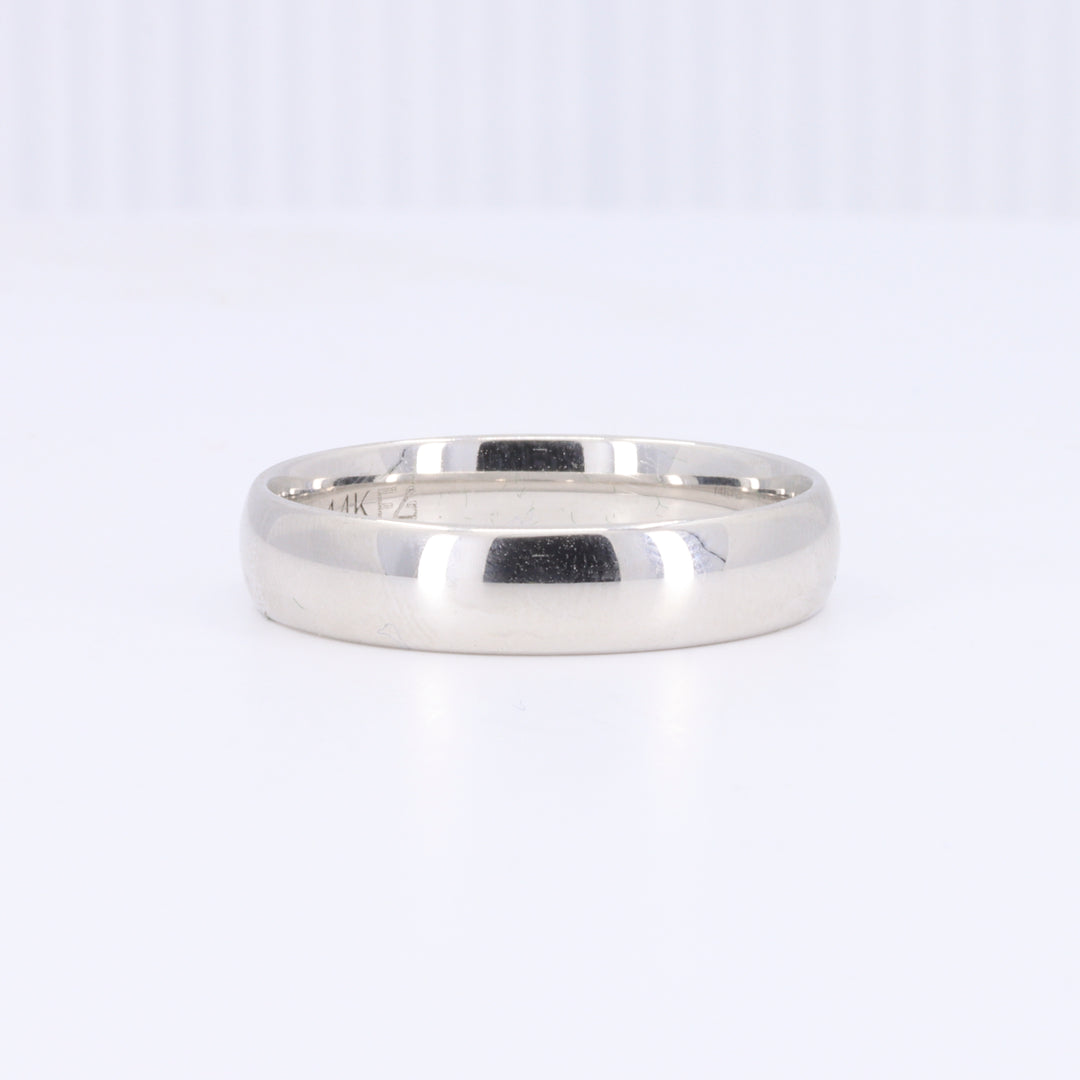 Comfort Fit Band in White Gold - 5mm