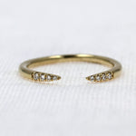 Load image into Gallery viewer, Open Diamond Ring in Yellow Gold
