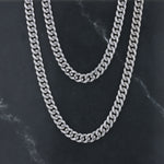 Load image into Gallery viewer, Sterling Silver 10.2mm Curb Chain Necklace
