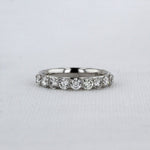 Load image into Gallery viewer, Shared-Prong Diamond Band in White Gold - 1.02cttw