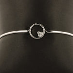 Load image into Gallery viewer, Articulated Bangle Bracelet With Diamond Circle Center