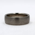Load image into Gallery viewer, Aspen Pattern Mokume Gane Ring with Palladium &amp; Silver