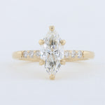 Load image into Gallery viewer, Miss Marquise Diamond Ring in Yellow Gold
