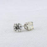 Load image into Gallery viewer, Diamond Stud Earrings in White Gold - 1.23cttw
