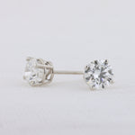 Load image into Gallery viewer, 14K White Gold 1.68 Carat Total Weight Lab Grown Diamond Studs
