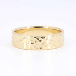 Load image into Gallery viewer, Hammered Comfort Fit Band in 14K Yellow Gold, 6mm - Kizer Cummings Jewelers