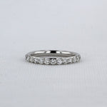 Load image into Gallery viewer, Shared-Prong Diamond Band in White Gold - 0.50cttw
