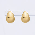 Load image into Gallery viewer, Yellow Gold Teardrop Post Earrings
