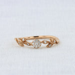 Load image into Gallery viewer, Rosebud Diamond Ring in Rose Gold
