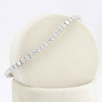 Load image into Gallery viewer, Lab Grown Diamond Tennis Bracelet, 4.95cttw Lab Grown Diamonds in 14K White Gold, 7 Inches - Kizer Cummings Jewelers
