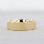 Load image into Gallery viewer, Flat Profile Band in Yellow Gold - 6mm