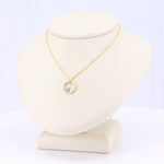 Load image into Gallery viewer, Diamond &#39;Ring&#39; Pedant in Yellow Gold
