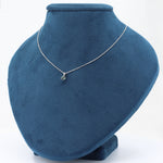 Load image into Gallery viewer, Lab-Grown Alexandrite Pendant, 0.30ct in 14K White Gold, 18 inch Chain