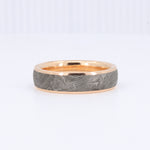 Load image into Gallery viewer, Antique Shot Gun Barrel Band with Rose Gold
